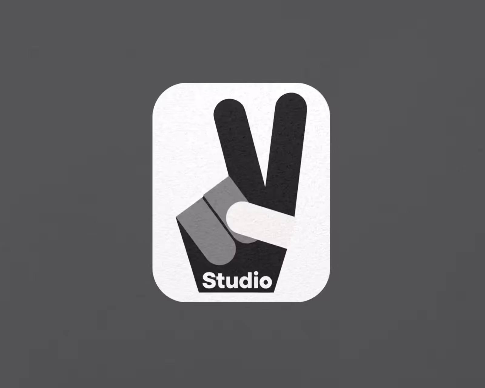 Second Studio monochrome brand mark for its AI-enabled film and storytelling venture